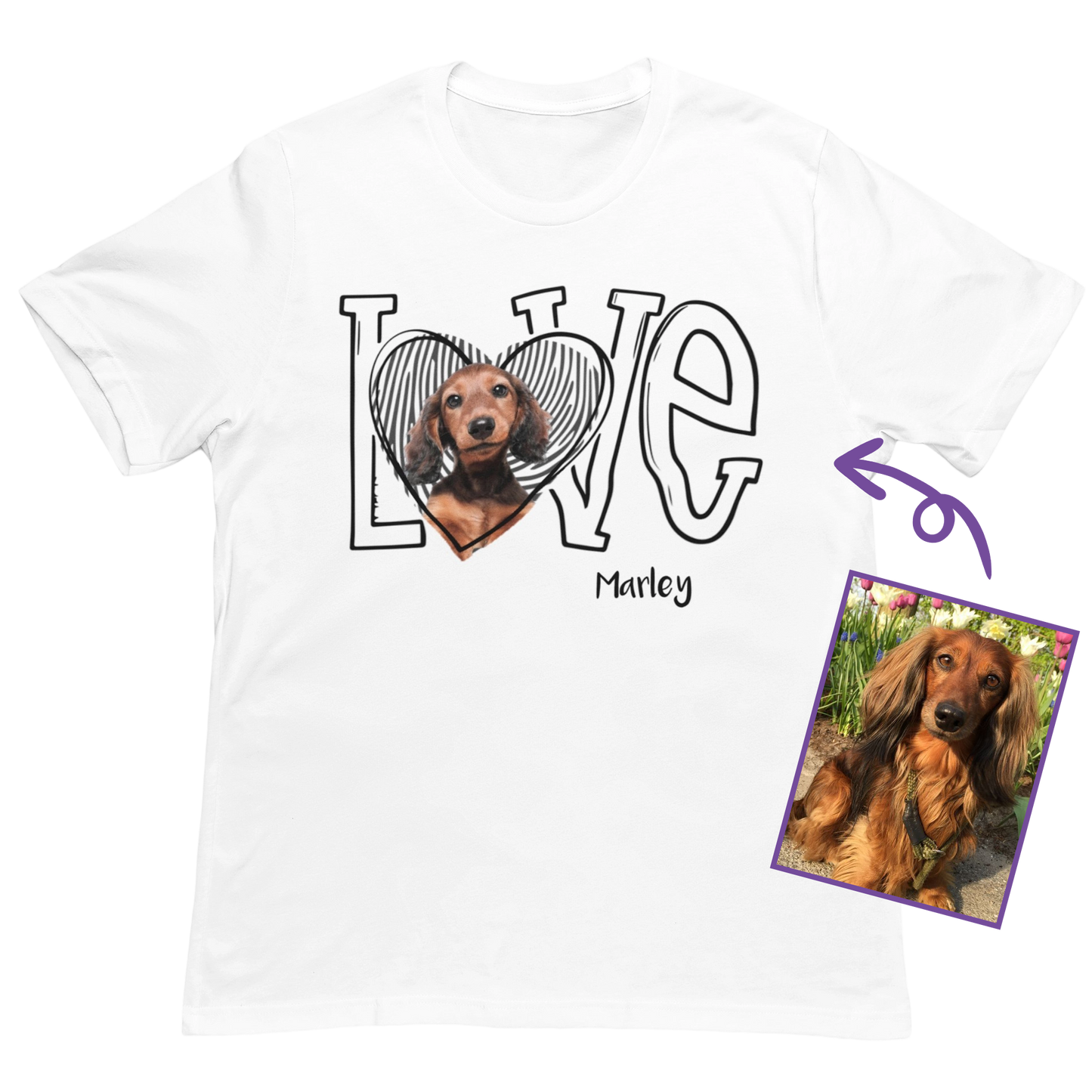 Love My Dog Custom T-Shirt