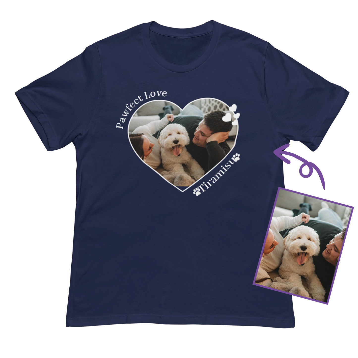 Paws&Heartbeats Custom T-Shirt