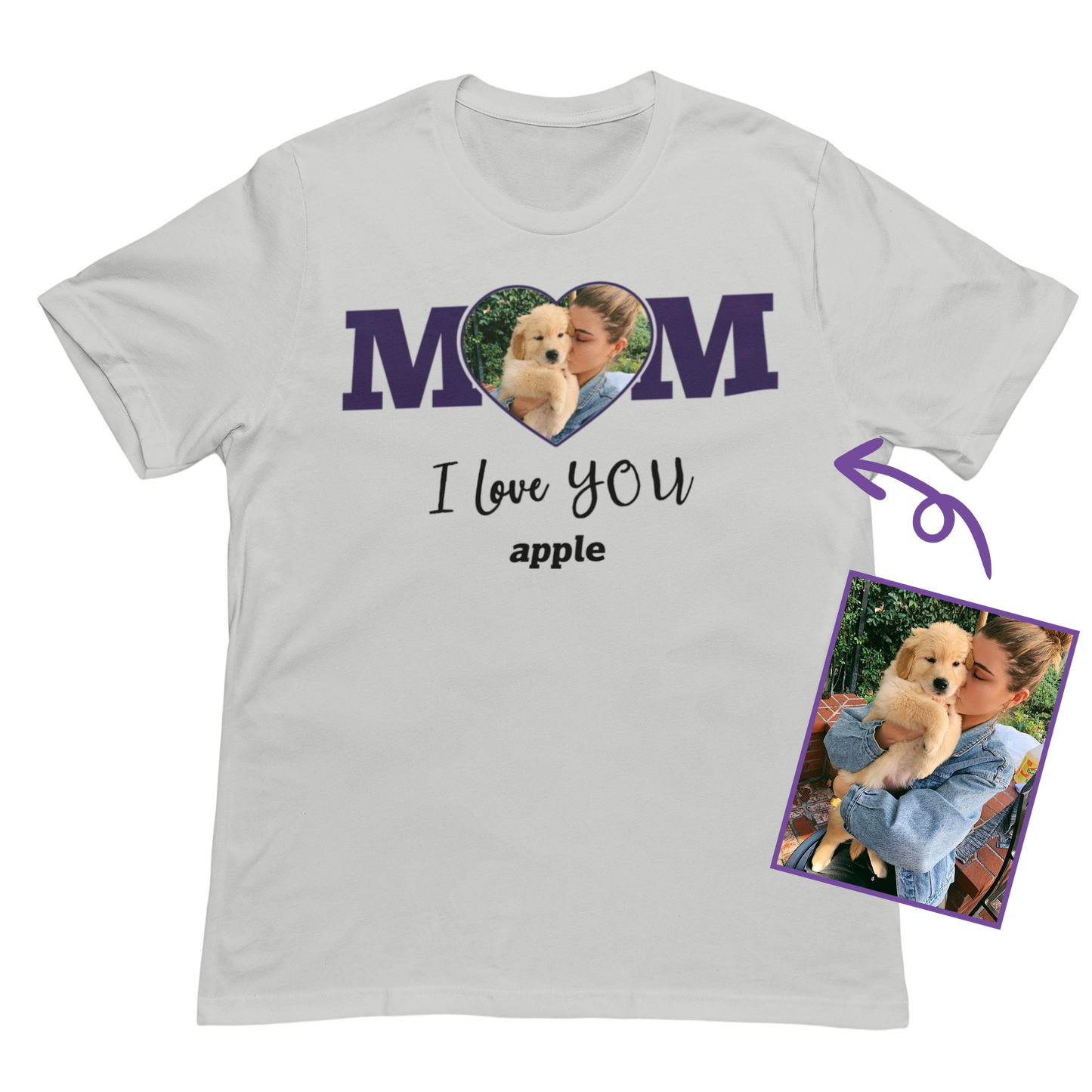 Dear Mom I Love You Custom T-Shirt