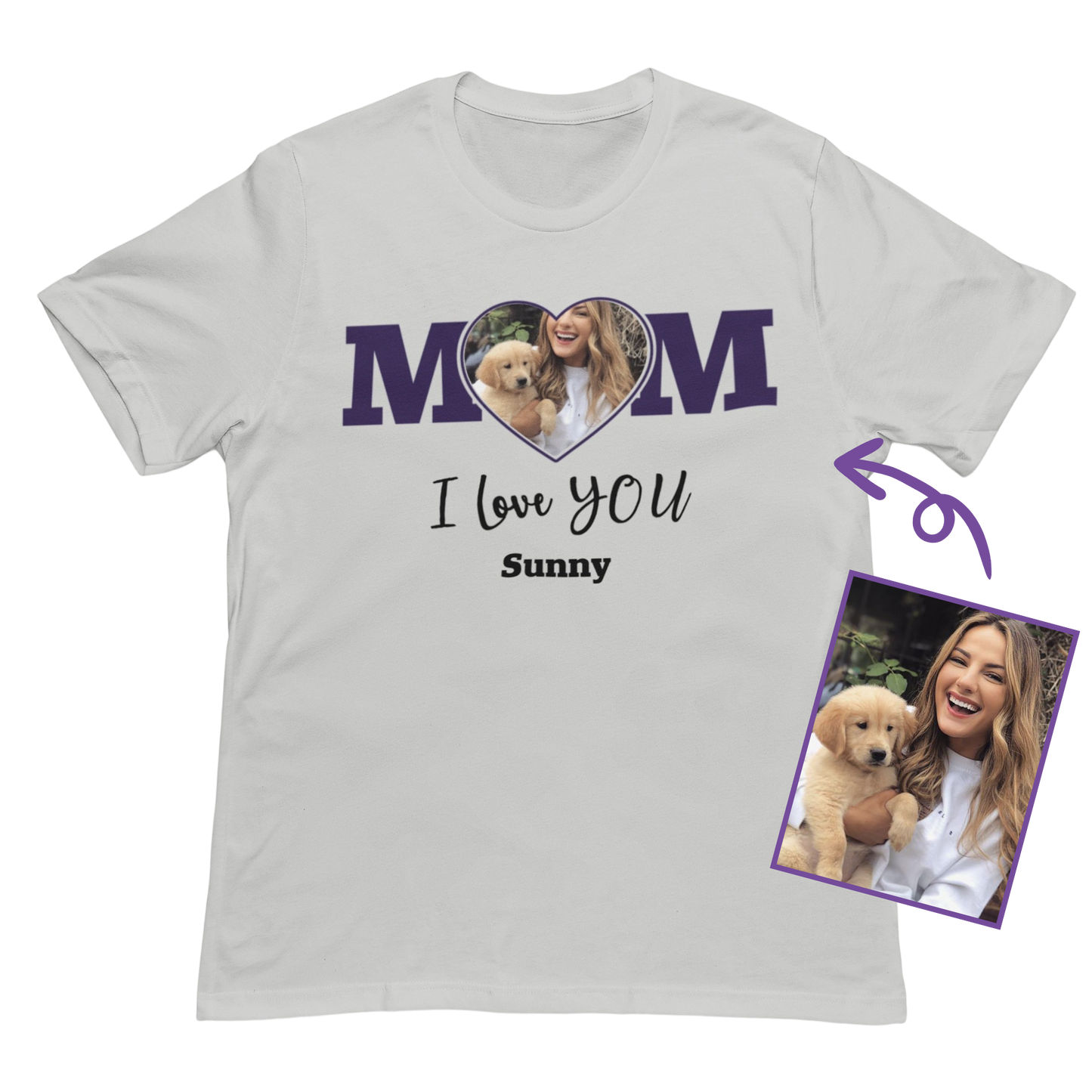 Dear Mom I Love You Custom T-Shirt