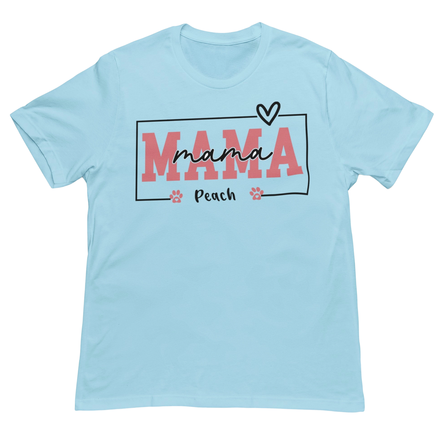 Dog Mom Personalized Custom T-Shirt