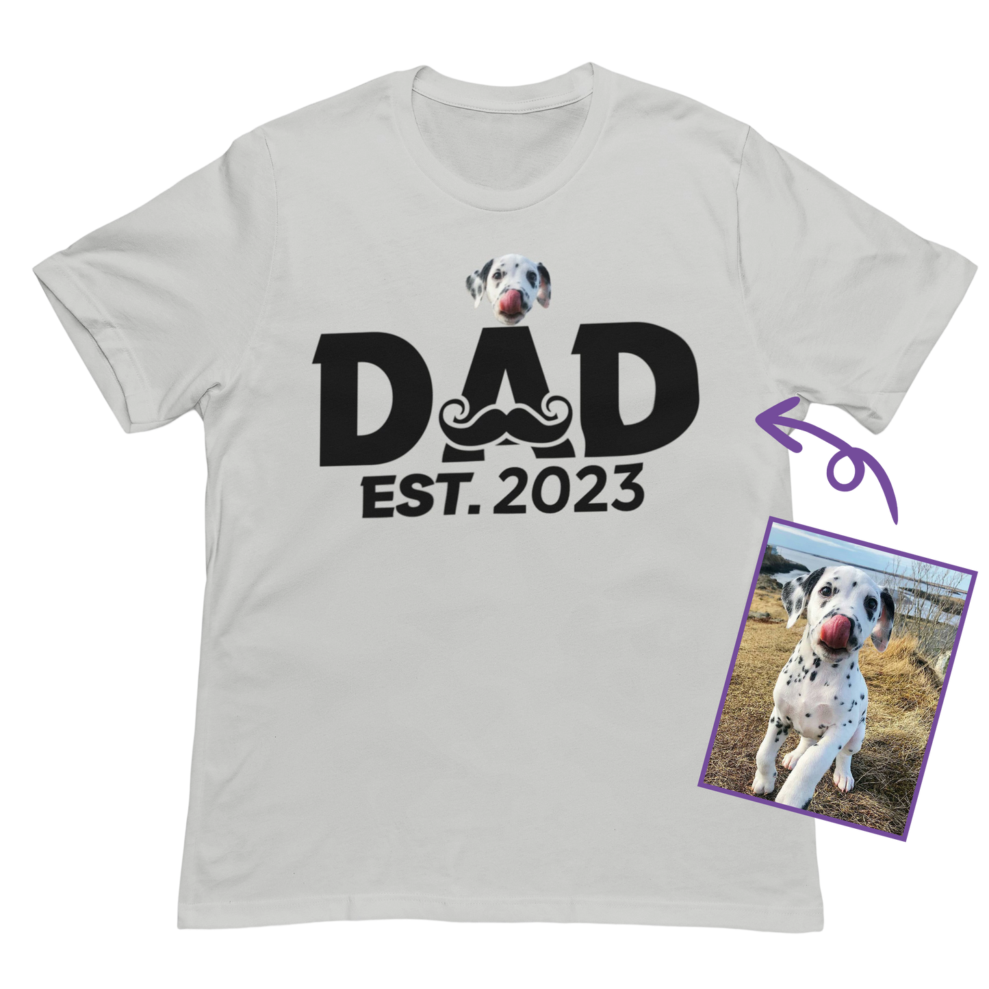 Best Dog Dad Ever Custom T-Shirt