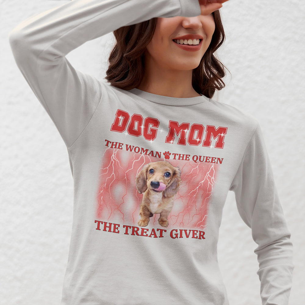 Dog Mom Personalized Custom T-Shirt
