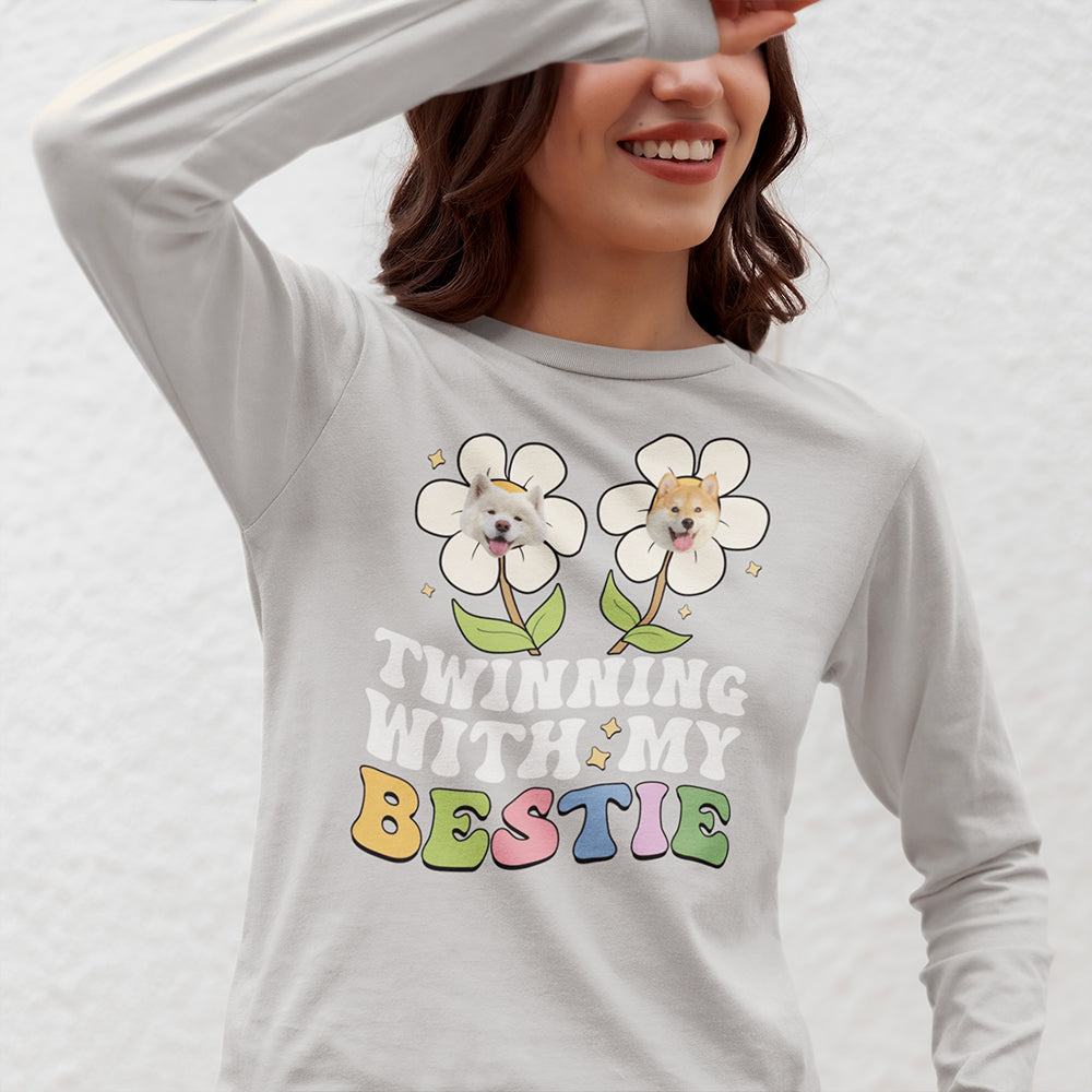 Twinning With My Bestie Personalized Custom T-Shirt