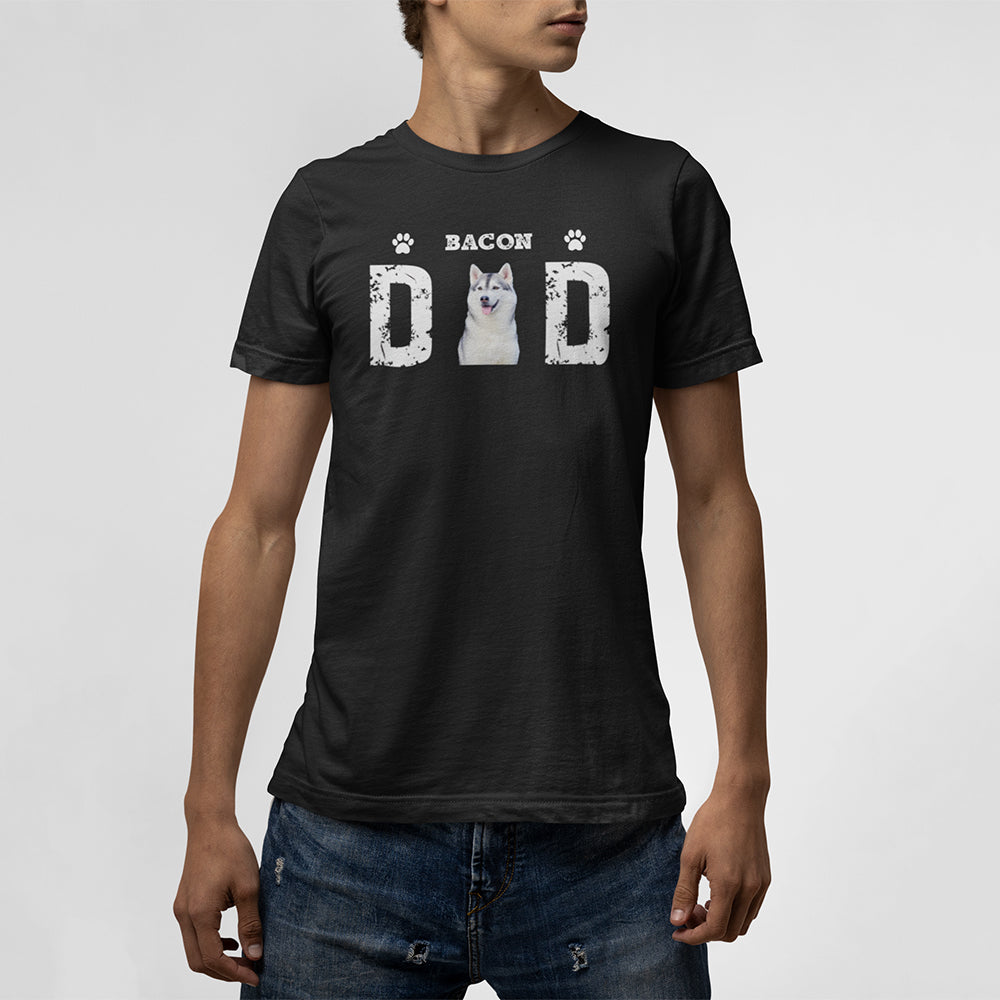Dog Dad Personalized Custom T-Shirt
