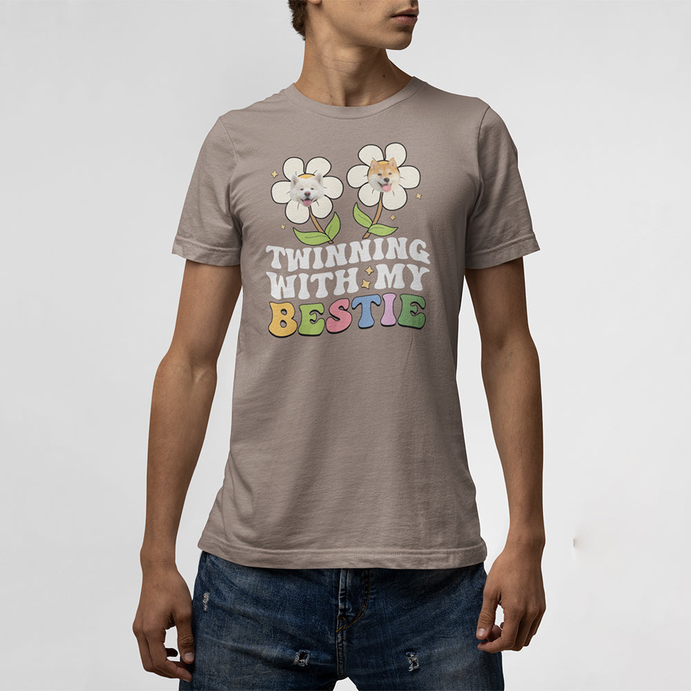 Twinning With My Bestie Personalized Custom T-Shirt