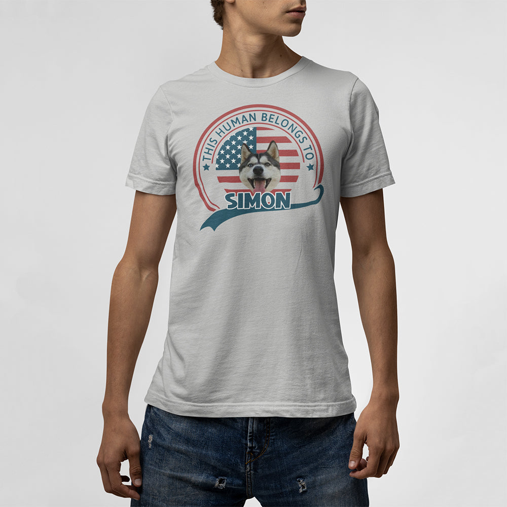 This Human Belongs To Personalized T-Shirt