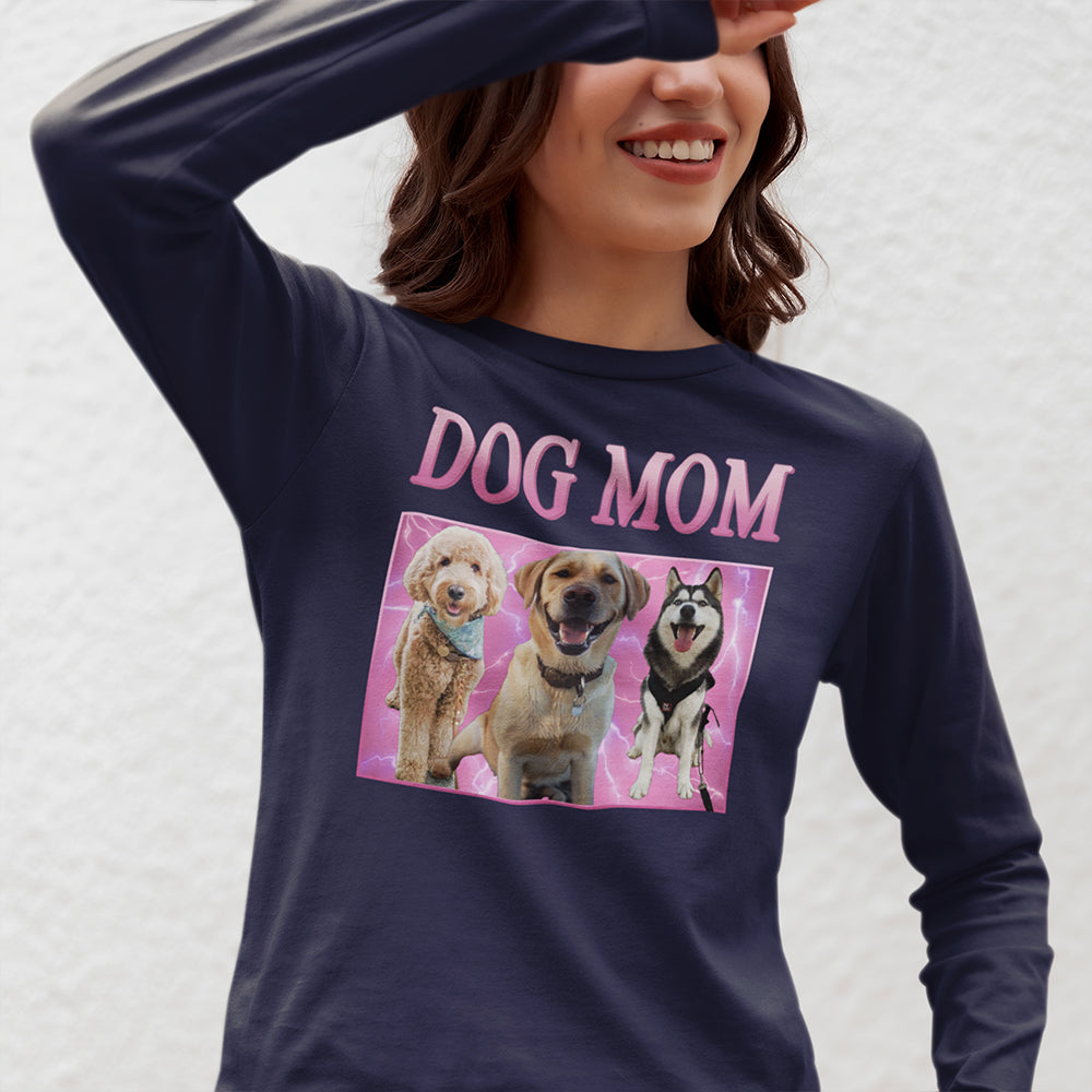 Dog Mom Personalized Custom T-Shirt