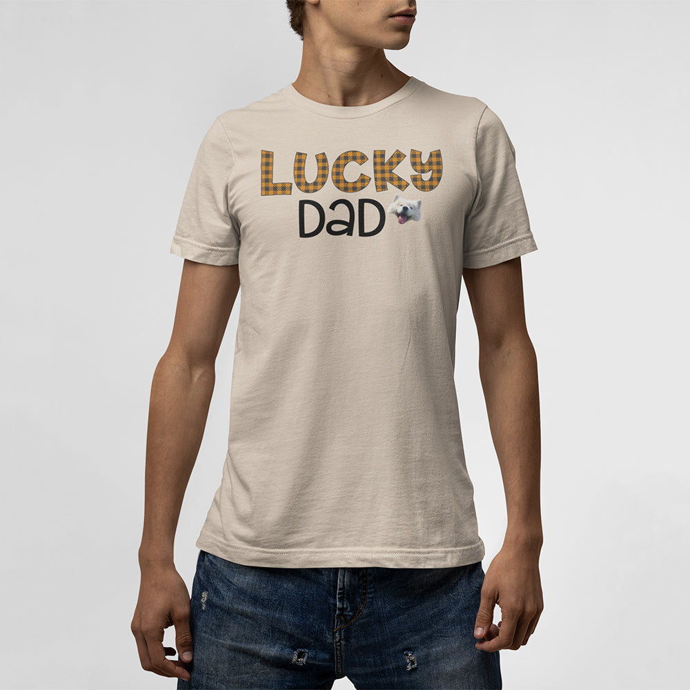 Lucky Dad Personalized Custom T-Shirt