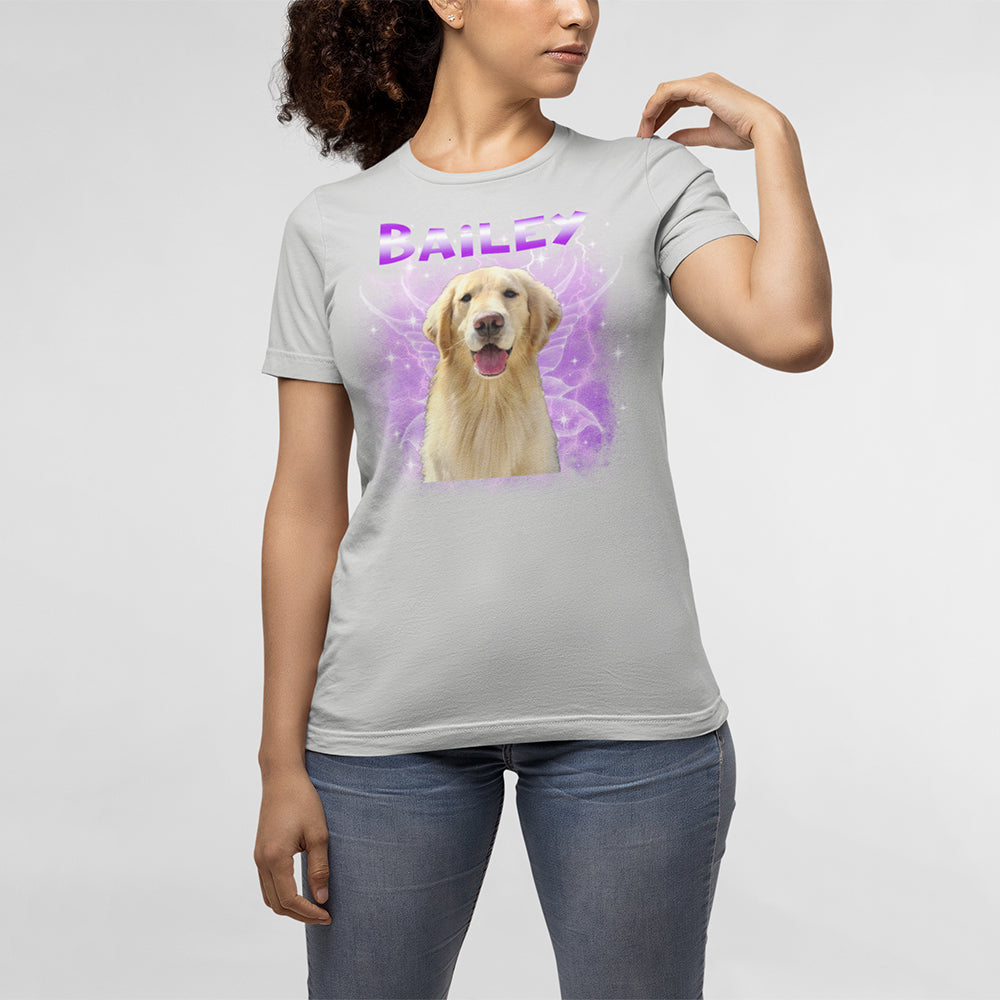 Lightning Background Personalized Custom T-Shirt