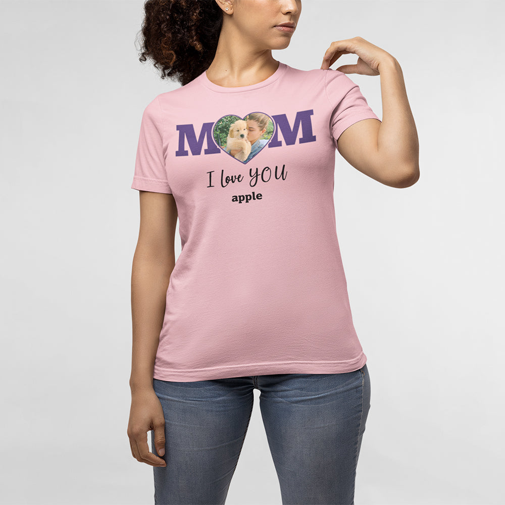 Dear Mom I Love You Custom T-Shirt