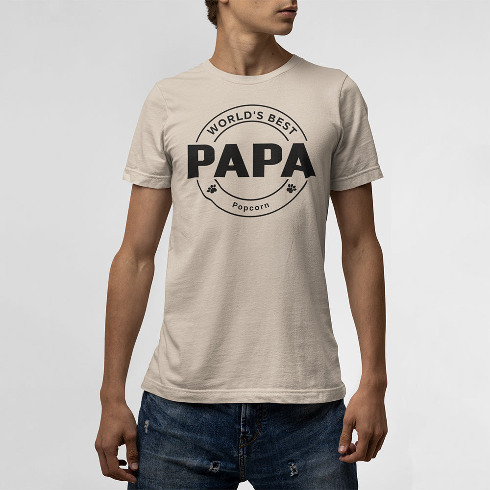 Best Dog PaPa Custom T-Shirt