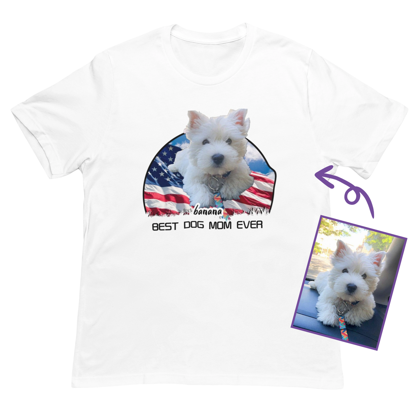 Best Dog Mom Ever Custom T-Shirt
