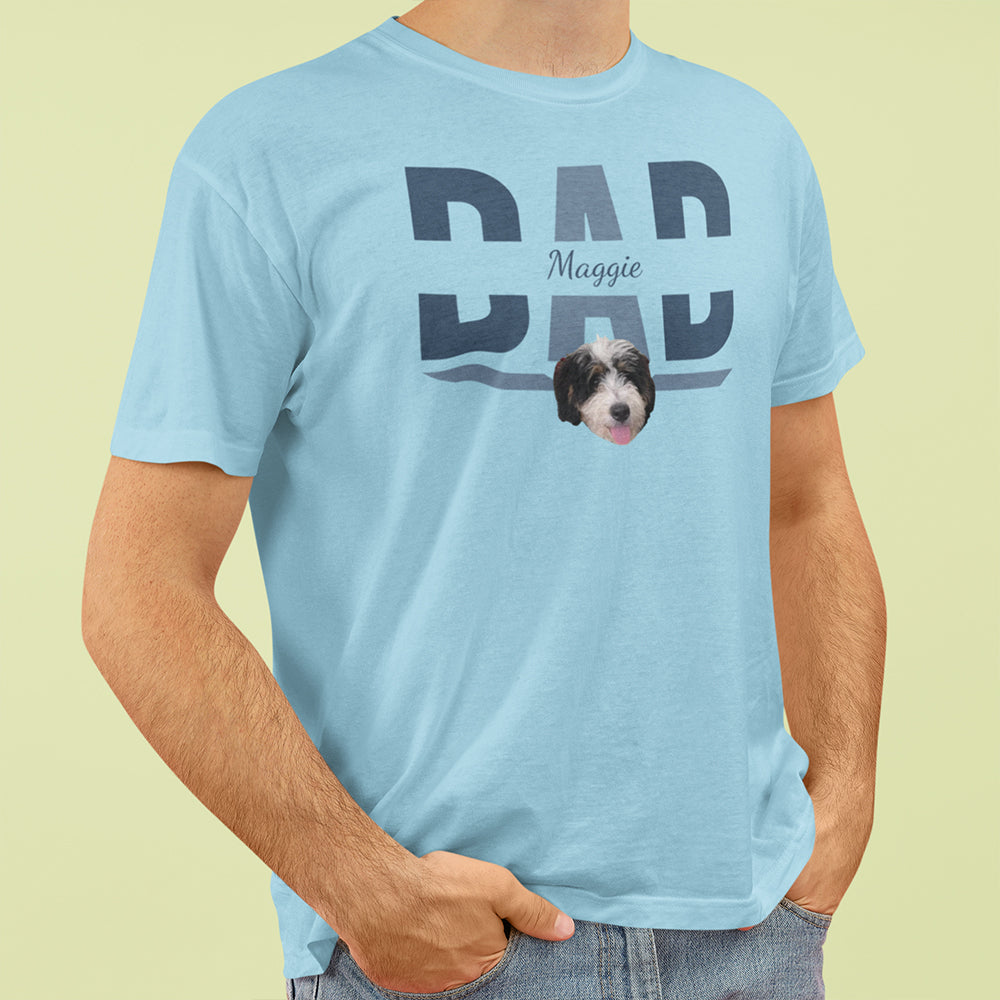 Dog Dad Personalized Custom T-Shirt