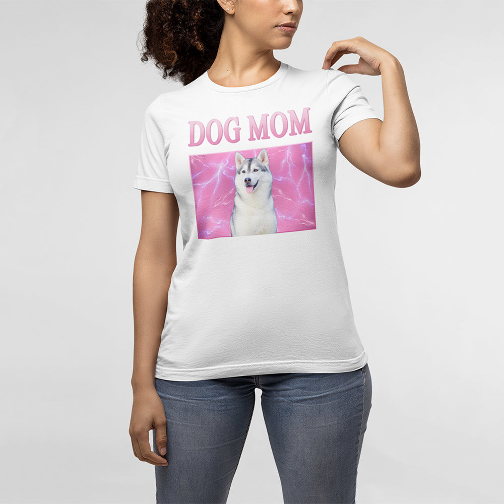 Dog Mom Personalized Custom T-Shirt