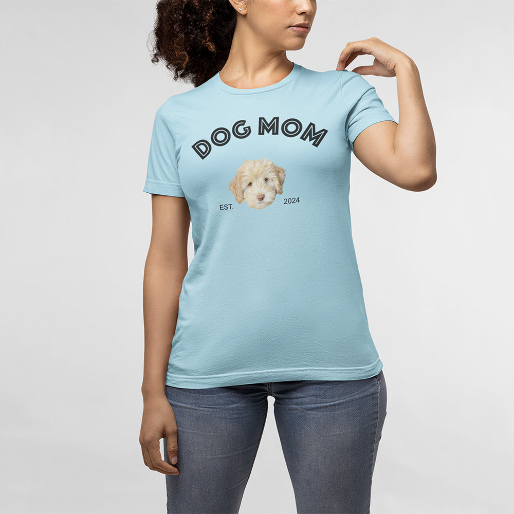 Dog Mom Personalized Custom T-Shirt
