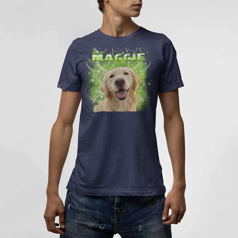 Lightning Background Personalized Custom T-Shirt