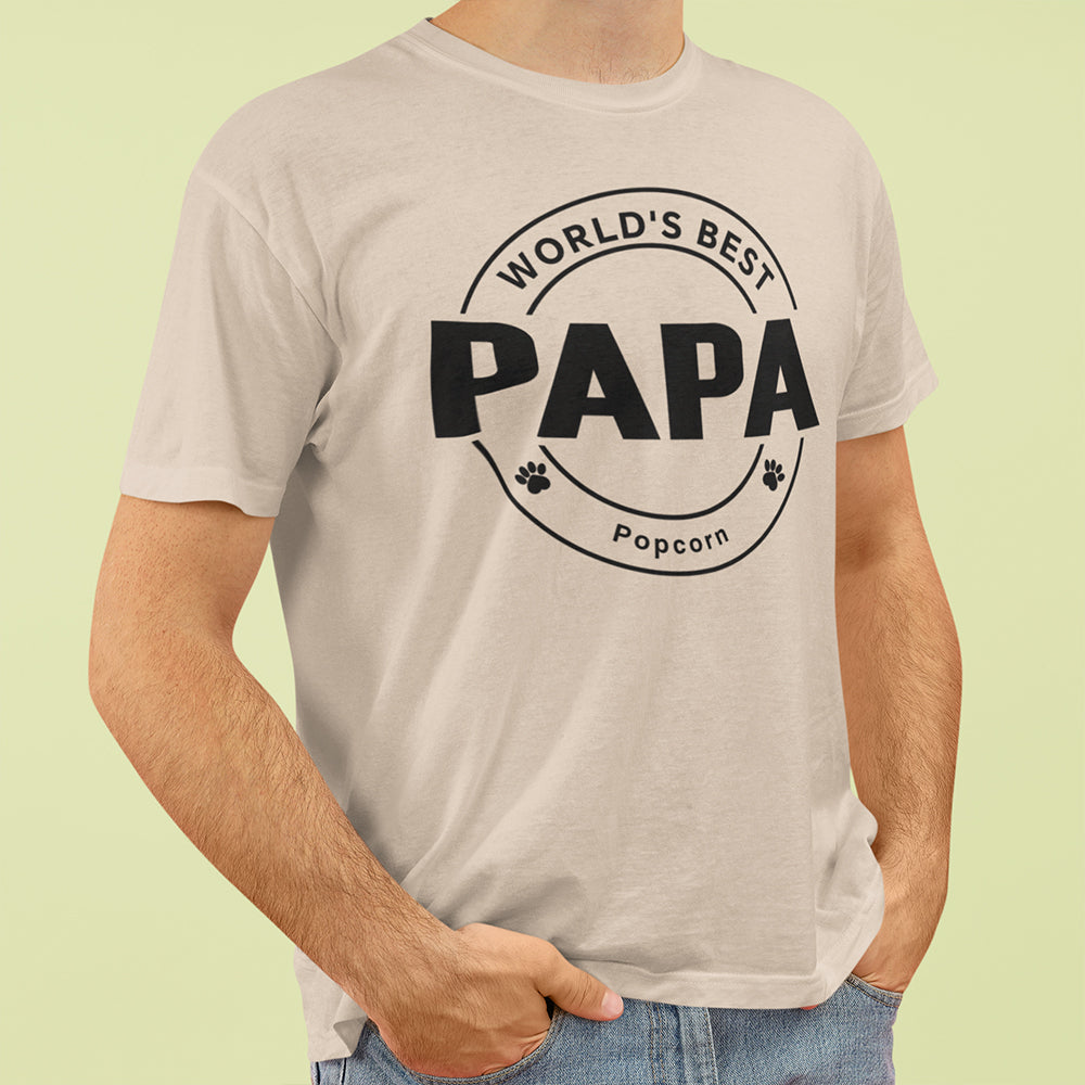 Best Dog PaPa Custom T-Shirt