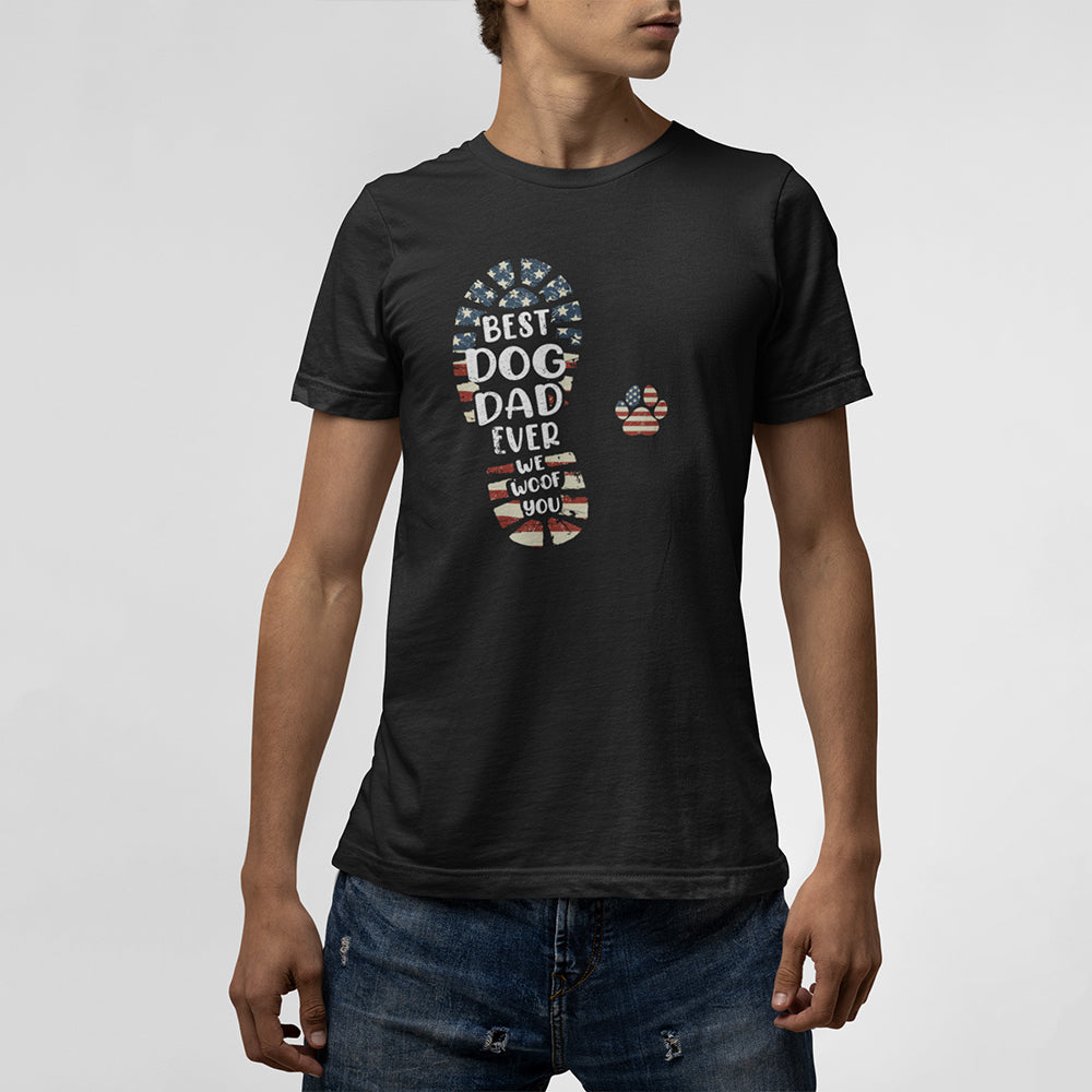 Best Dog Dad Ever Personalized Custom T-Shirt