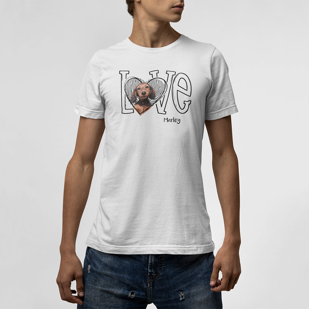Love My Dog Custom T-Shirt
