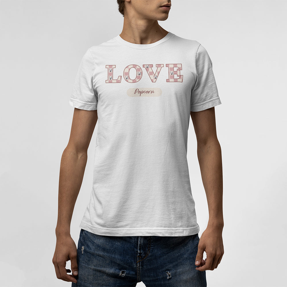 Love Dog CutFace Custom T-Shirt