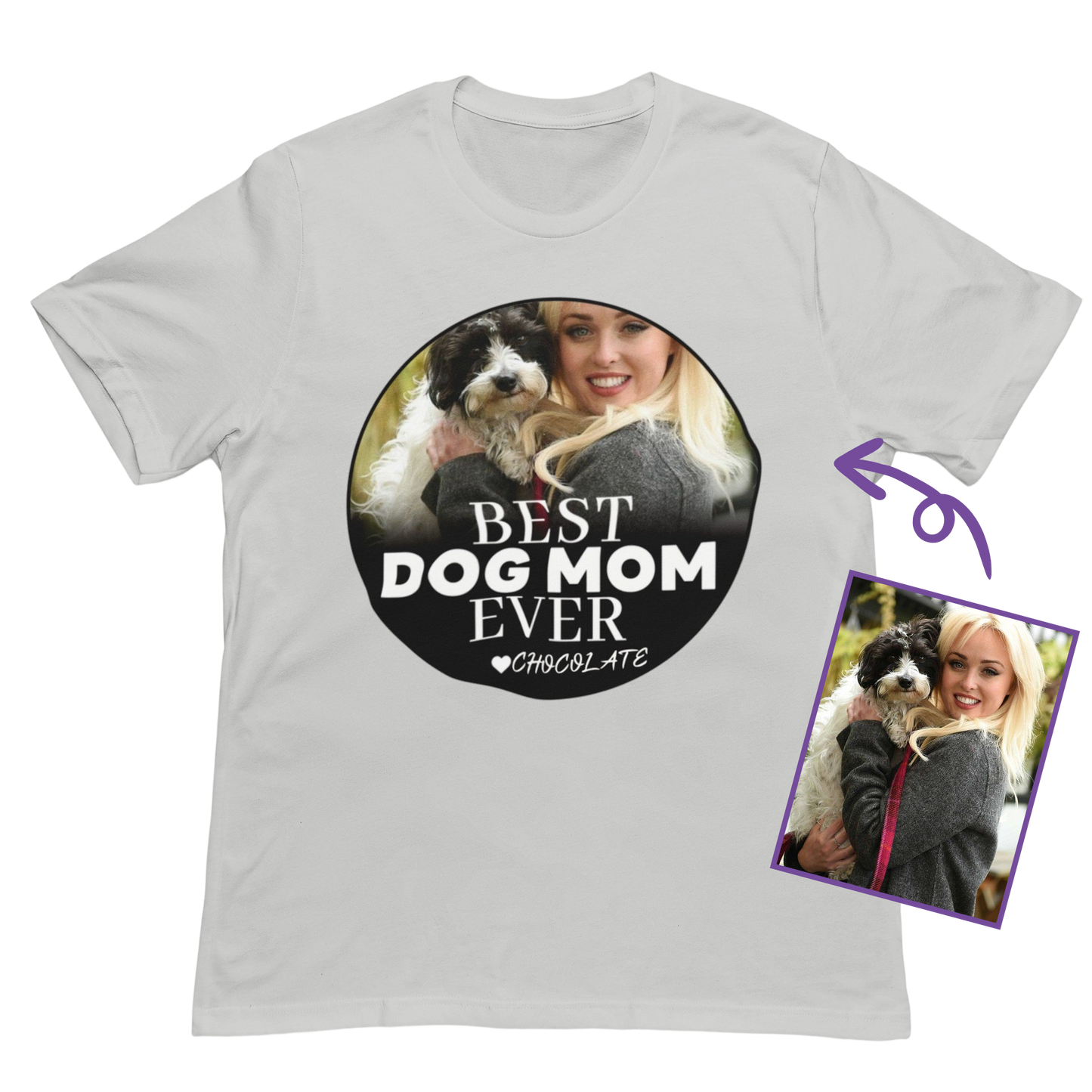 Best Dog Mom Ever Personalized Custom T-Shirt
