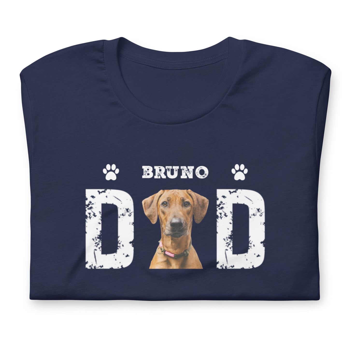 Dog Dad Personalized Custom T-Shirt