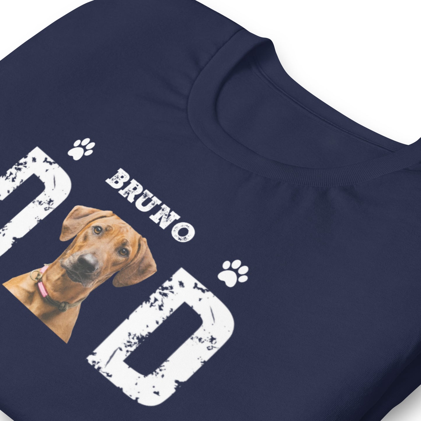 Dog Dad Personalized Custom T-Shirt