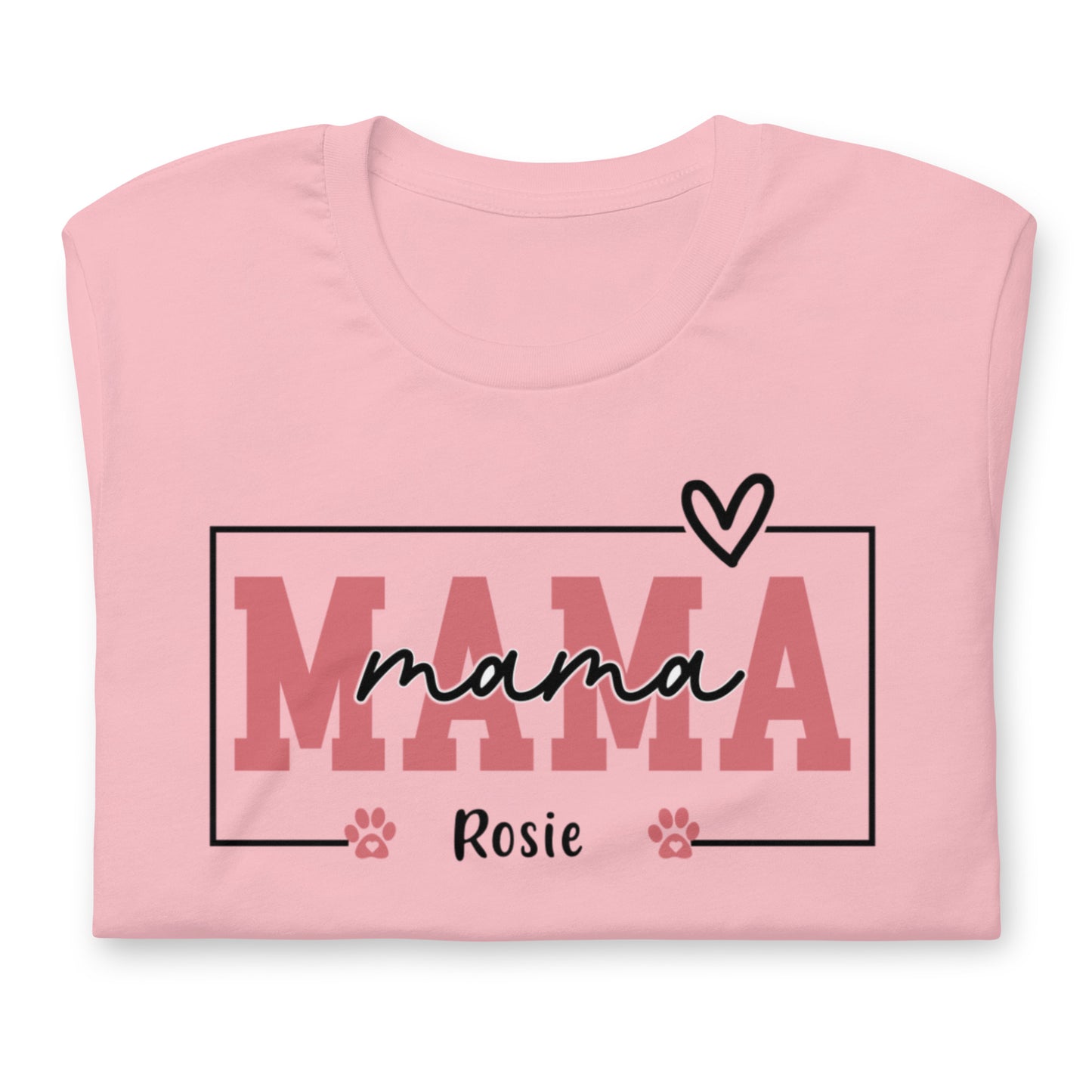 Dog Mom Personalized Custom T-Shirt