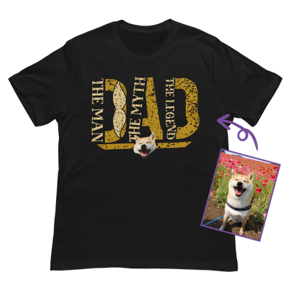 Best Dog Dad Personalized Custom T-Shirt