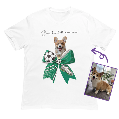 Best  Football  Mom Ever  Personalized T-Shirt