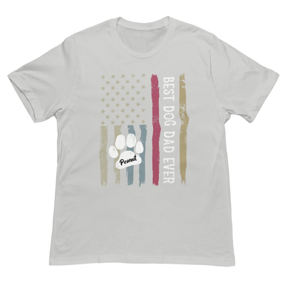 Best Dog Dad Ever Personalized T-Shirt