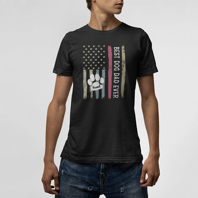 Best Dog Dad Ever Personalized T-Shirt