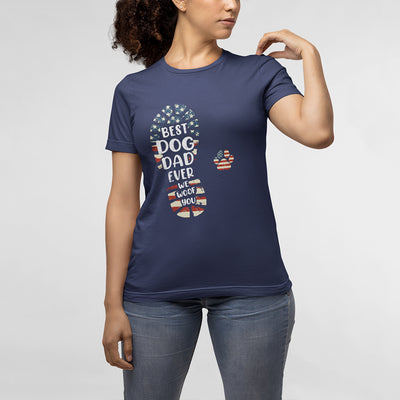 Best Dog  Dad  Ever Personalized Custom T-Shirt