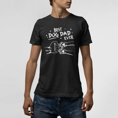 Best Dog Dad Ever Personalized T-Shirt
