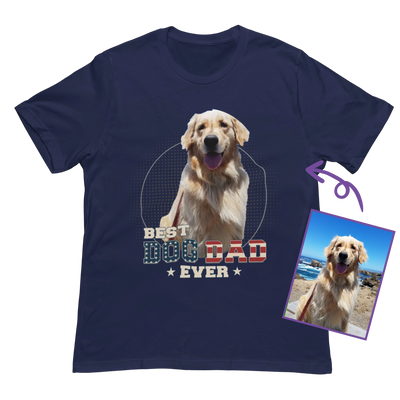 Best Dog Dad Ever Personalized T-Shirt