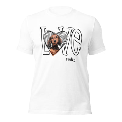 Love My Dog  Custom T-Shirt
